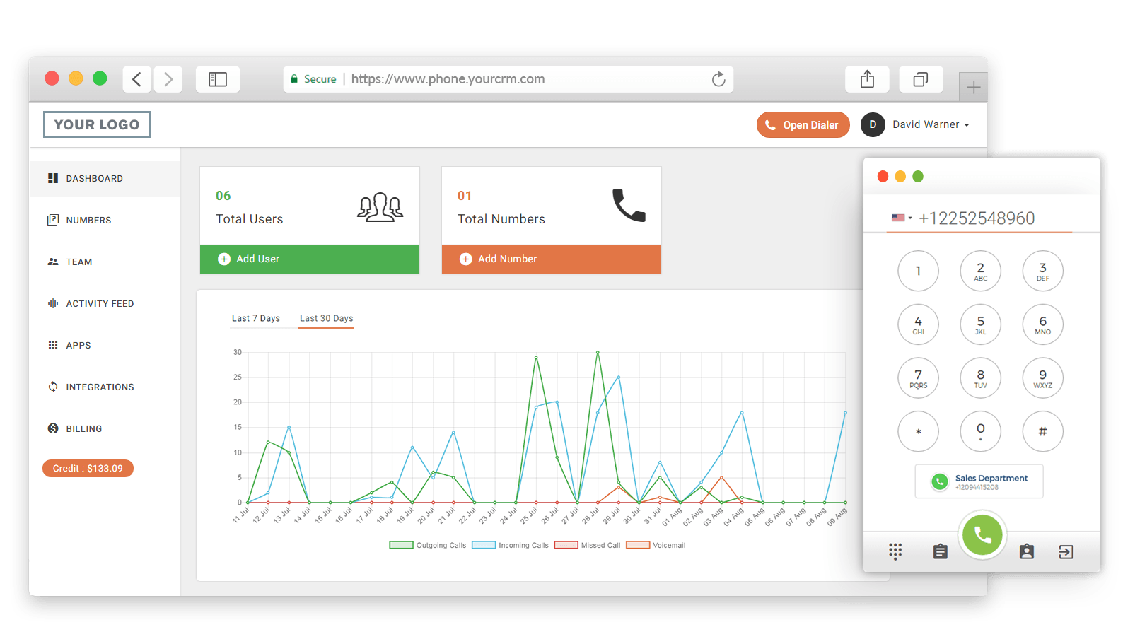 CallHippo screenshot