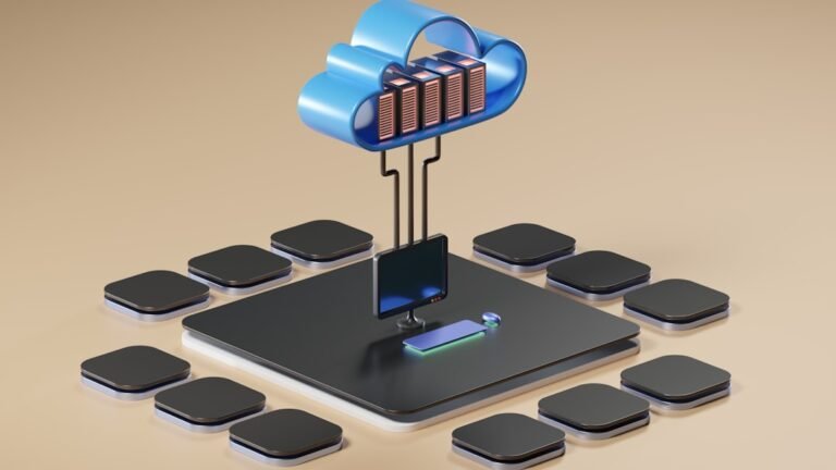 Cloud storage for small businesses with secure online data and backup technology