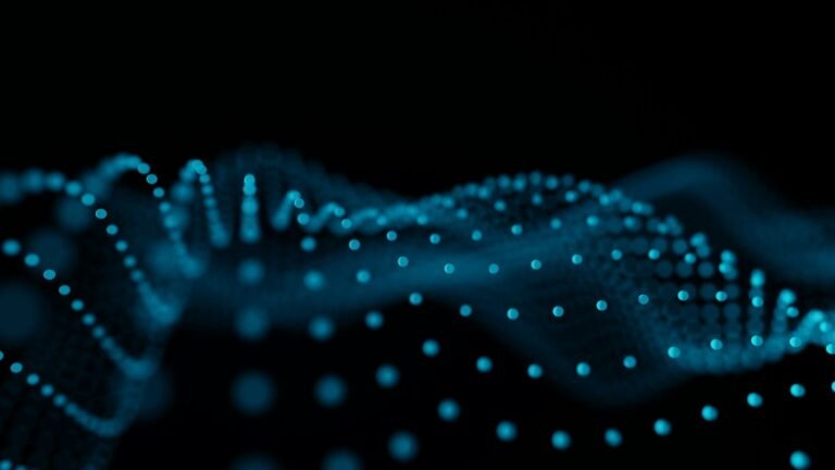 Connected teal wave representing community-led marketing
