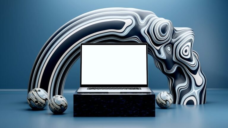 Laptop visual representing image SEO and website optimization for small businesses