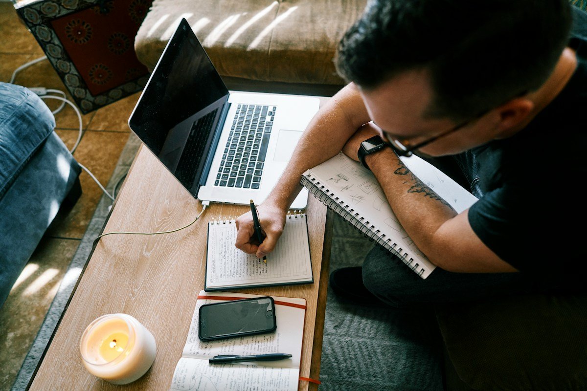 Editorial workspace representing accurate authorship and content review