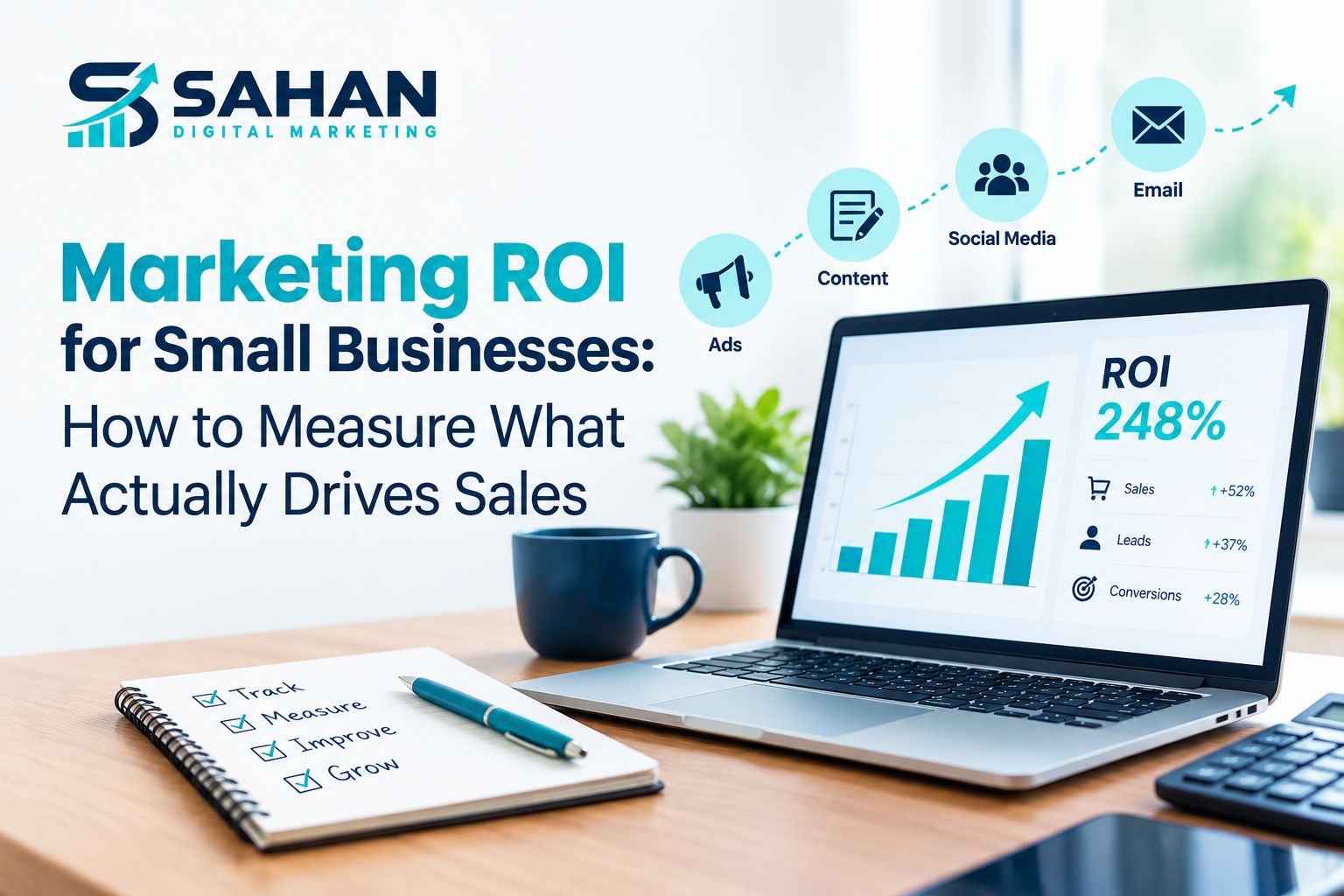 Marketing ROI for small businesses: measuring campaign costs, leads, and sales